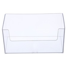 Reusable Transparent Card Storage Organizer Box for Office Supplies