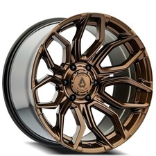 20x10 Arena Wheel Co A116 Cobra Smoked Bronzed with Tint Clear Rims (4pcs)