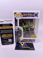 Jason Isaacs Signed Lucius Malfoy 30 Harry Potter Funko Pop w/ JSA COA