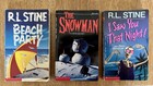 R. L. Stine Book Lot Vintage 90s I Saw You That Night! The Snowman Beach Party