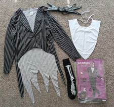 Jack Skellington Disguise Halloween Costume Set Adult Size 38-40