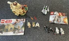Set Of 2 Star Wars Legos: 75208 + 75132 Complete w/figures+ Instructions