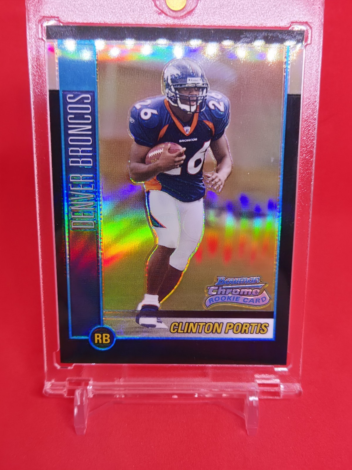 Clinton Portis Bowman Chrome #136 Refractor