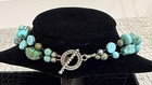 Vintage Native American Turquoise and Sterling Statement Necklace One of a Kind — photo 6
