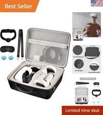 Protective VR Carrying Case for Quest 3/3S/2 - Includes Face Cover  More
