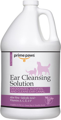 Ear Cleansing Solution for Dogs & Cats - Deodorizing Dog Cleaner with Aloe Vera
