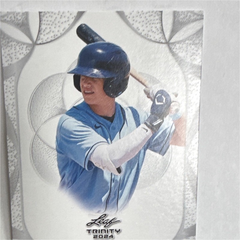 Leaf 2024 Trinity Mega Box Brayden Taylor Tampa Bay Rays #8 Base Set Card