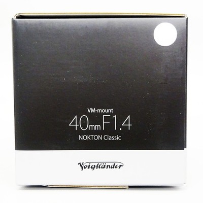 VoightLander single focus lens NOKTON classic 40 mm F1.4 131507