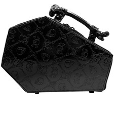 Kreepsville 666 Patent Skull Crossbones Coffi...