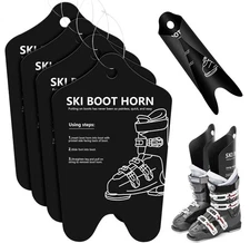 Adnee Ski Boot Horn - 13 inch Shoe for and Snowboard 13 inch, 4 PCS 