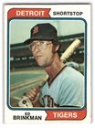 Ed Brinkman 1974 Topps Baseball #138 Detroit Tigers
