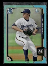 2015 Bowman Draft #145 Nathan Kirby Chrome Blue Sky Refractors