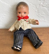 Vintage 1930s Composition Jointed French Chef 8" Baby Doll - Mustache