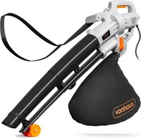 VonHaus Leaf Blower and Vacuum 3000W – Corded Leaves Collector, Clear Gardens, P