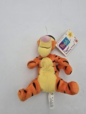 VINTAGE Disney Mattel Winnie the Pooh Bean Bag Friend Tigger 7" Attached Tag Toy