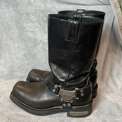 Harley Davidson Ransom Harness Boots Men US 11.5 Black Leather Motorcycle D91294 Harley-Davidson® Men main image 4
