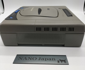 Sega Saturn Gray Console HST-3200 Japanese Version Tested Controller