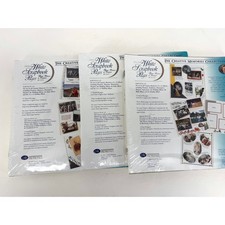 NEW Creative Memories 12x12 White Refill Pages Lot of 3 15 Sheets Each RCM-12S