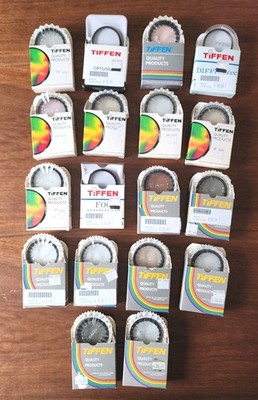 TIFFEN 49mm Camera Lens Filters, Diffusers, Softnet LOT of x18  Vintage -NEW- 