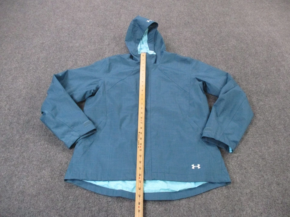 Chaqueta Under Armour Hombres XL Ajustada Tormenta Senderismo Activo Exterior Pista Coldgear Foto 3 de 4