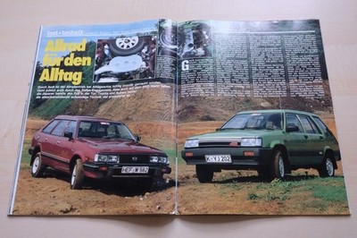 Rallye Racing 07/1983 Subaru 1800 Super Station 4WD DR mit 82PS besser als...?