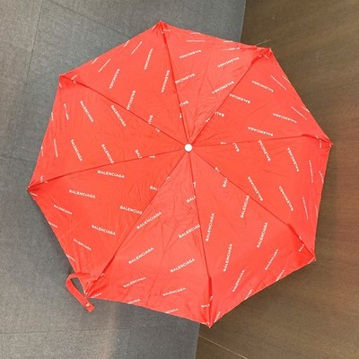 BALENCIAGA Collette collab Collette Logo folding Umbrella Nylon Red/White Unused