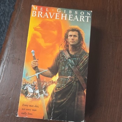 Paramount Braveheart VHS 2-Tape Set (1995) R NTSC Hi-Fi Dolby Surround
