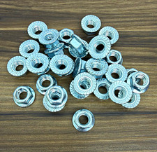 5lb of 1/2-13 Grade 8 Steel Zinc-Plated Serrated Hex Flange Nuts