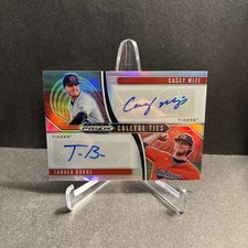 2020 Prizm Draft Casey Mize Tanner Burns College Ties Dual Auto Auburn Tigers