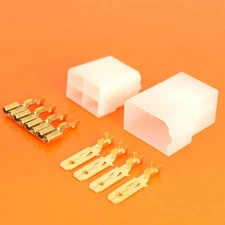 4 Way Electrical Wiring Multi-Connector with 6.3mm Terminals