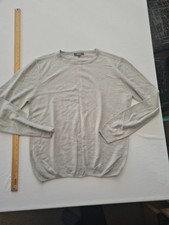 Mens Jumper Studio Size L Long Sleeve Grey 30041