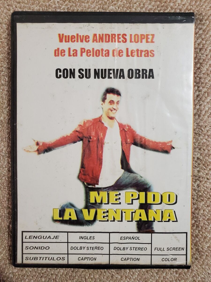 Andres Lopez: Me Pido La Ventana - DVD - Pre-owned | eBay