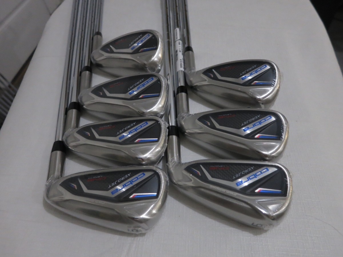 Cobra AeroJet One Length Iron Set - 5-GW - Stiff Flex Steel - NEW 
