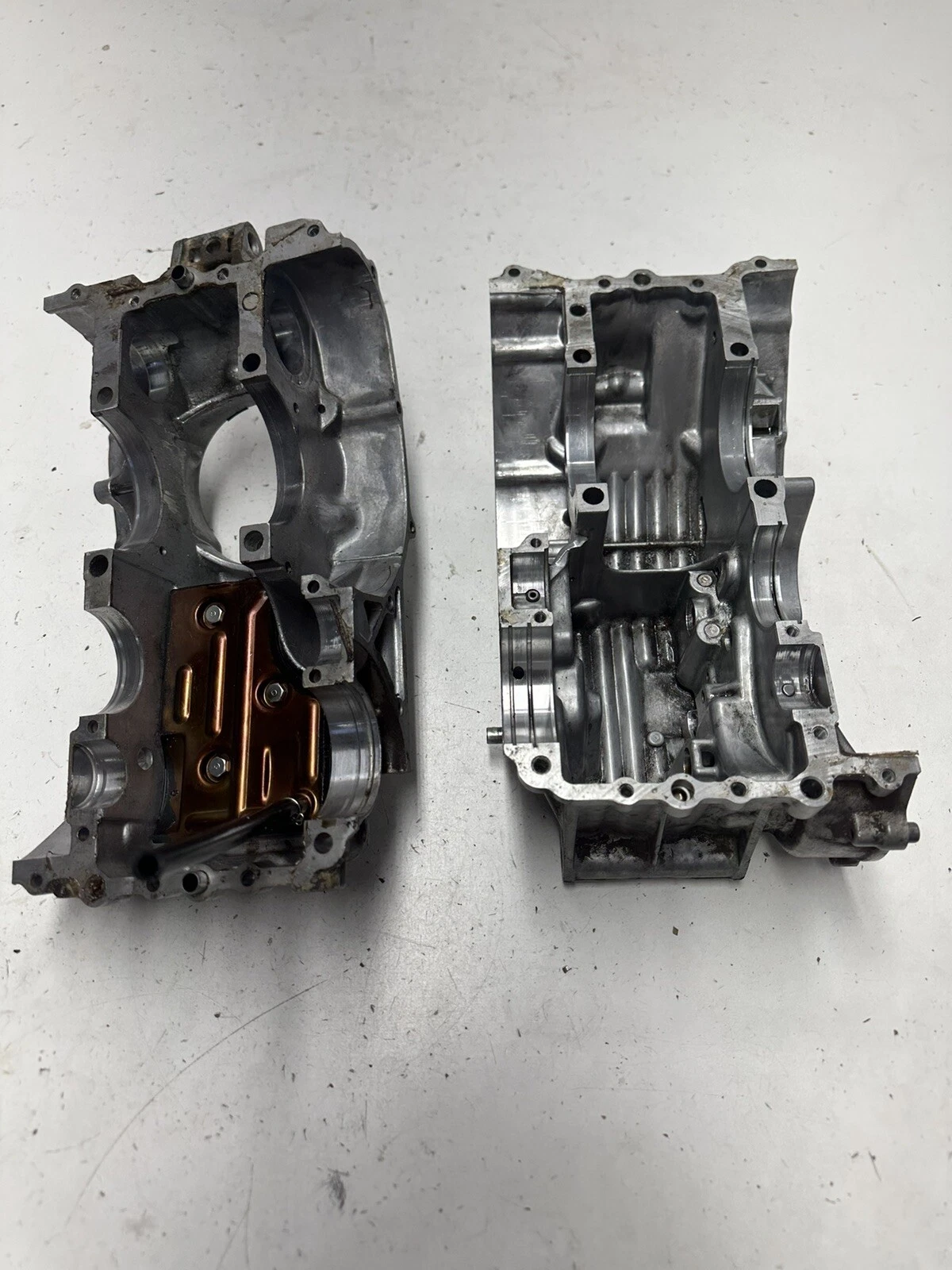 1980 80 Honda XL500S Xl 500 OEM Crankcase Cases Case Engine Motor READ DESCRIPT