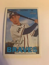 2016 Topps Heritage High Number #543 Daniel Castro Atlanta Braves