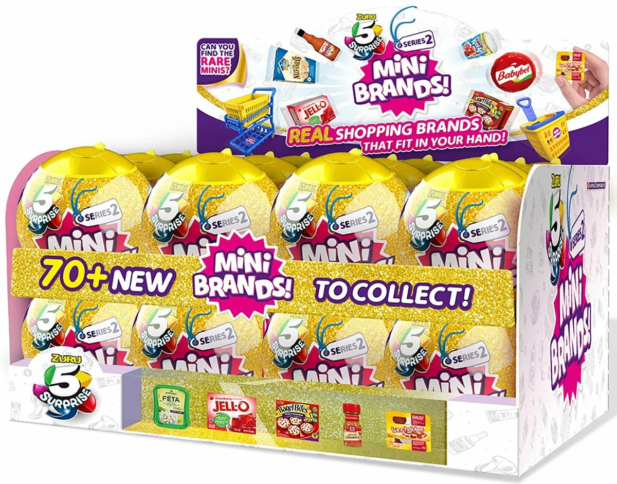 United Pacific Designs 77218: Zuru 5 Surprise Toy Mini Brands Series 2  Collectors Case with 5 Mini Brands - Toys 4 U