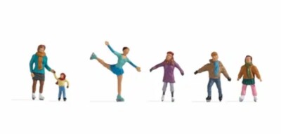 Noch Ice Skaters 15824 HO SCALE