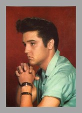 ELVIS PRESLEY | Sänger | moderne Starpostkarte 70er bis 90er Jahre