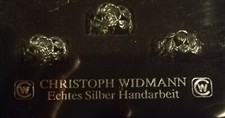 Antik Serviettenringe Christoph Widmann silber