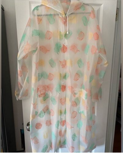 Pusheen Box Exclusive Spring 2021 Clear Raincoat Plastic One Size L-3xl