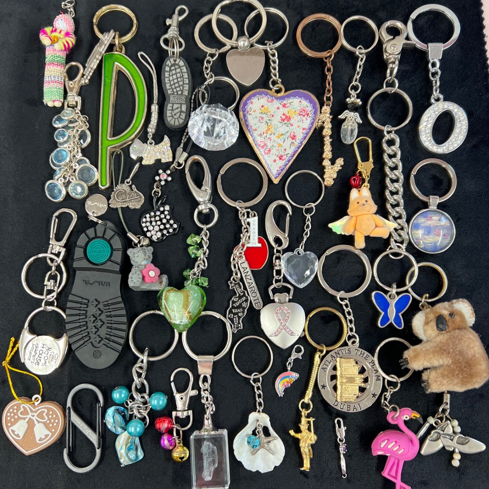 JOB LOT 35 Keyrings Key Fobs Vintage & Modern Collectable … Key rings