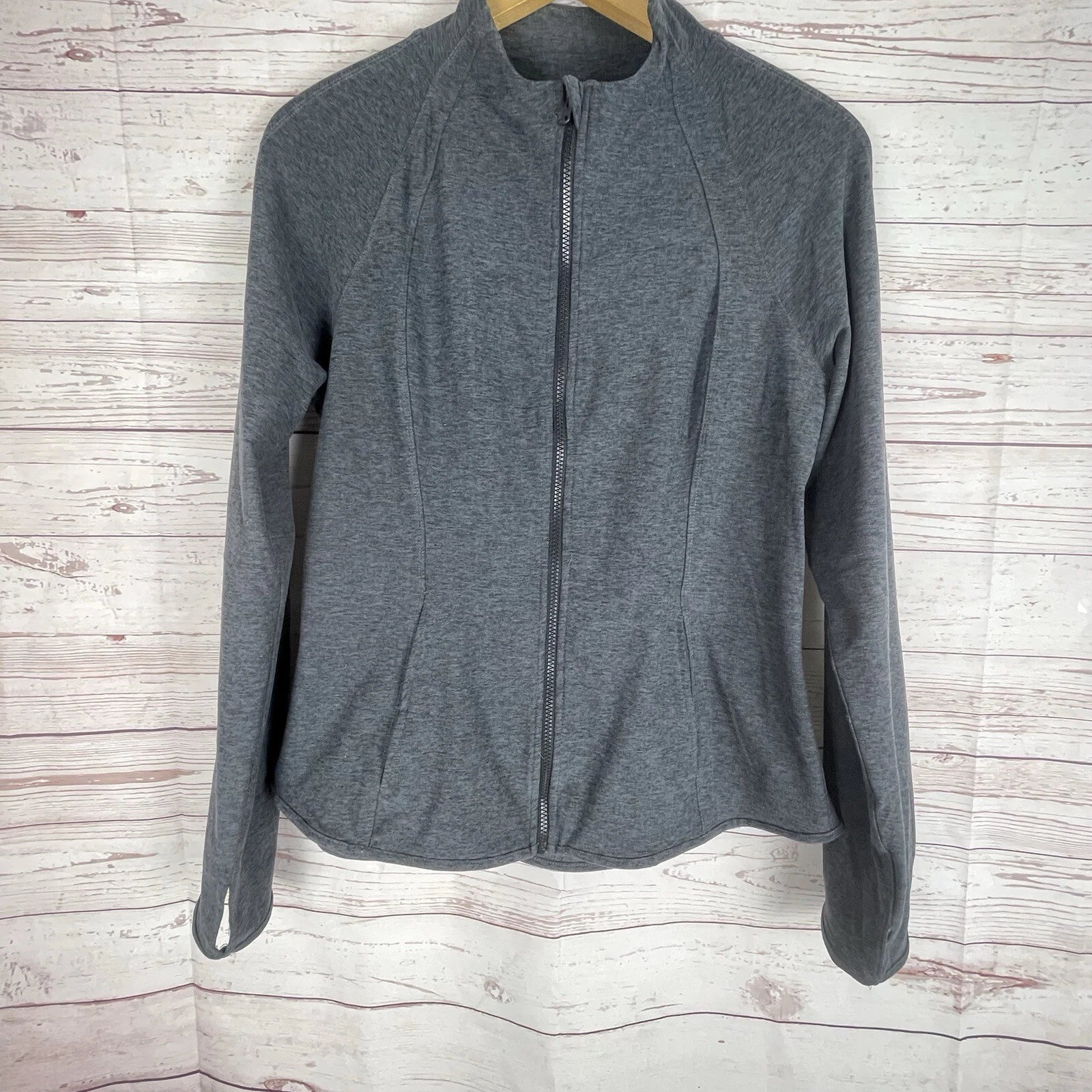 yogalicious lux ultra soft full zip pockets jacket