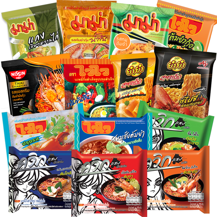 Pack of 10,Thailand Ramen Noodles Original MAMA Instant Tom Yum
