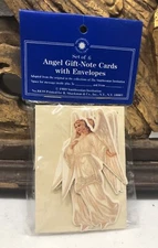B. SHACKMAN Set of 6 Angel Gift Note Cards w/ Envelopes 1989 Vintage 8839