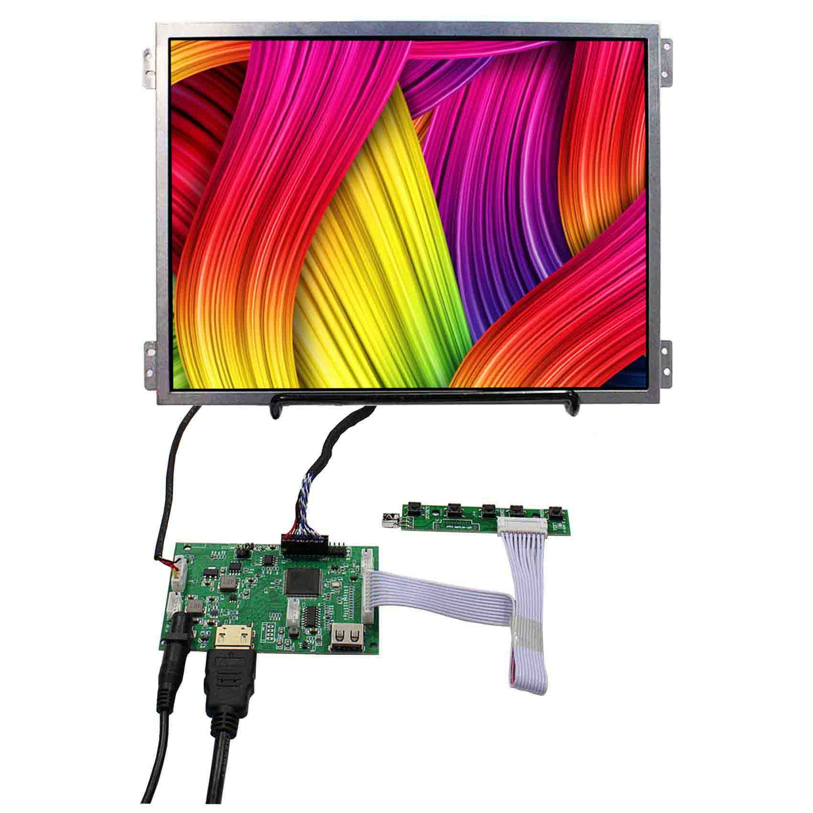 HD USB Controller Board and 10.4"" 1024x768 4:3 1000nit IPS LCD Screen