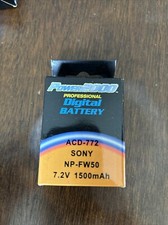 Power2000 NP-FW50 7.2V 1500mAh Rechargeable Lithium-Ion Battery for Sony ACD772