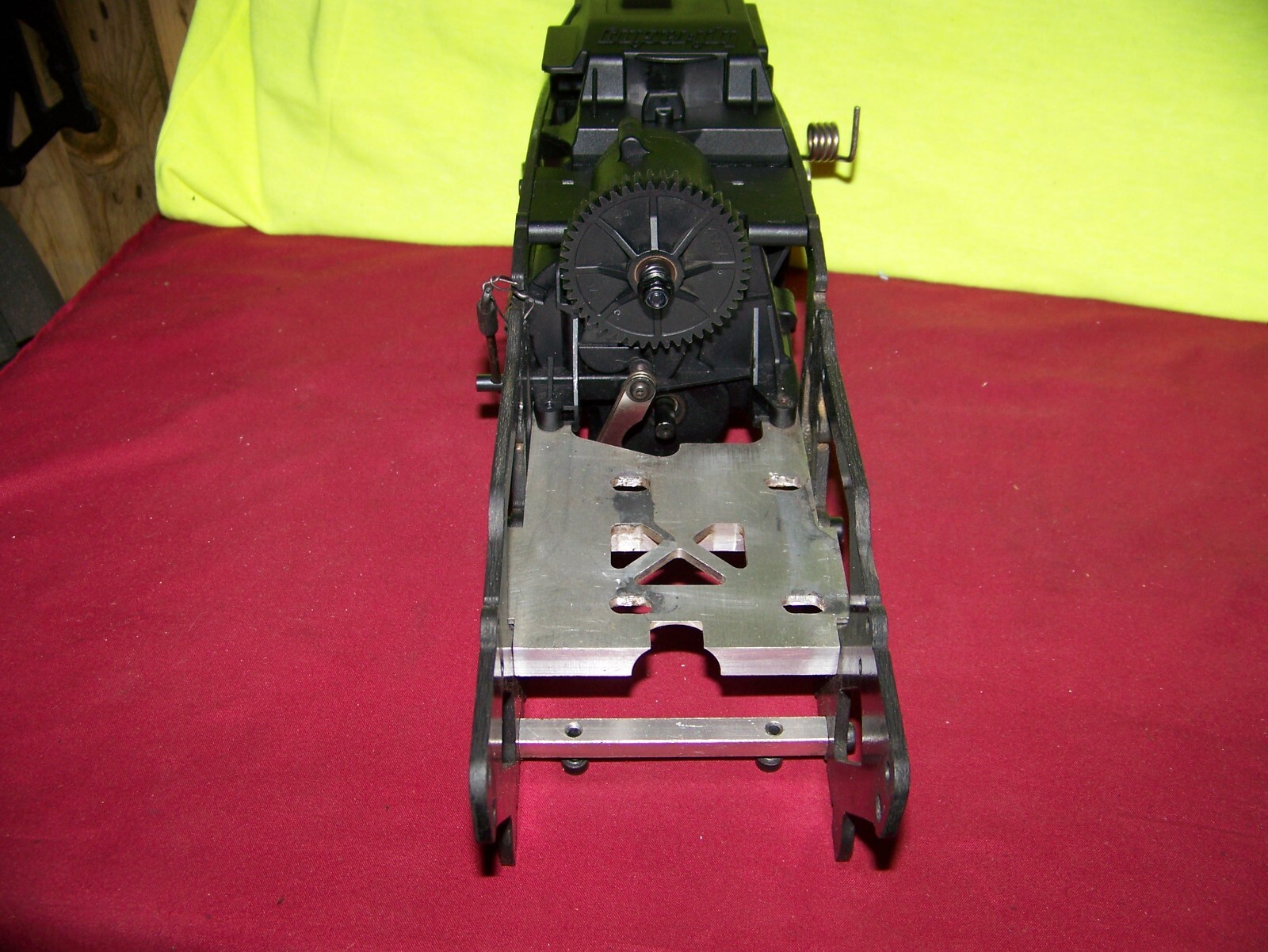 hpi savage x carbon fiber tvp chassis transmission rc monster truck