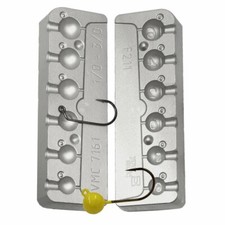  Ball head Jig mould,  ideal for kayak fishing use VMC 7161 size 1/0 - 3/0