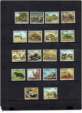 Botswana:  1992, Botswana Wild Animals, fine used set.