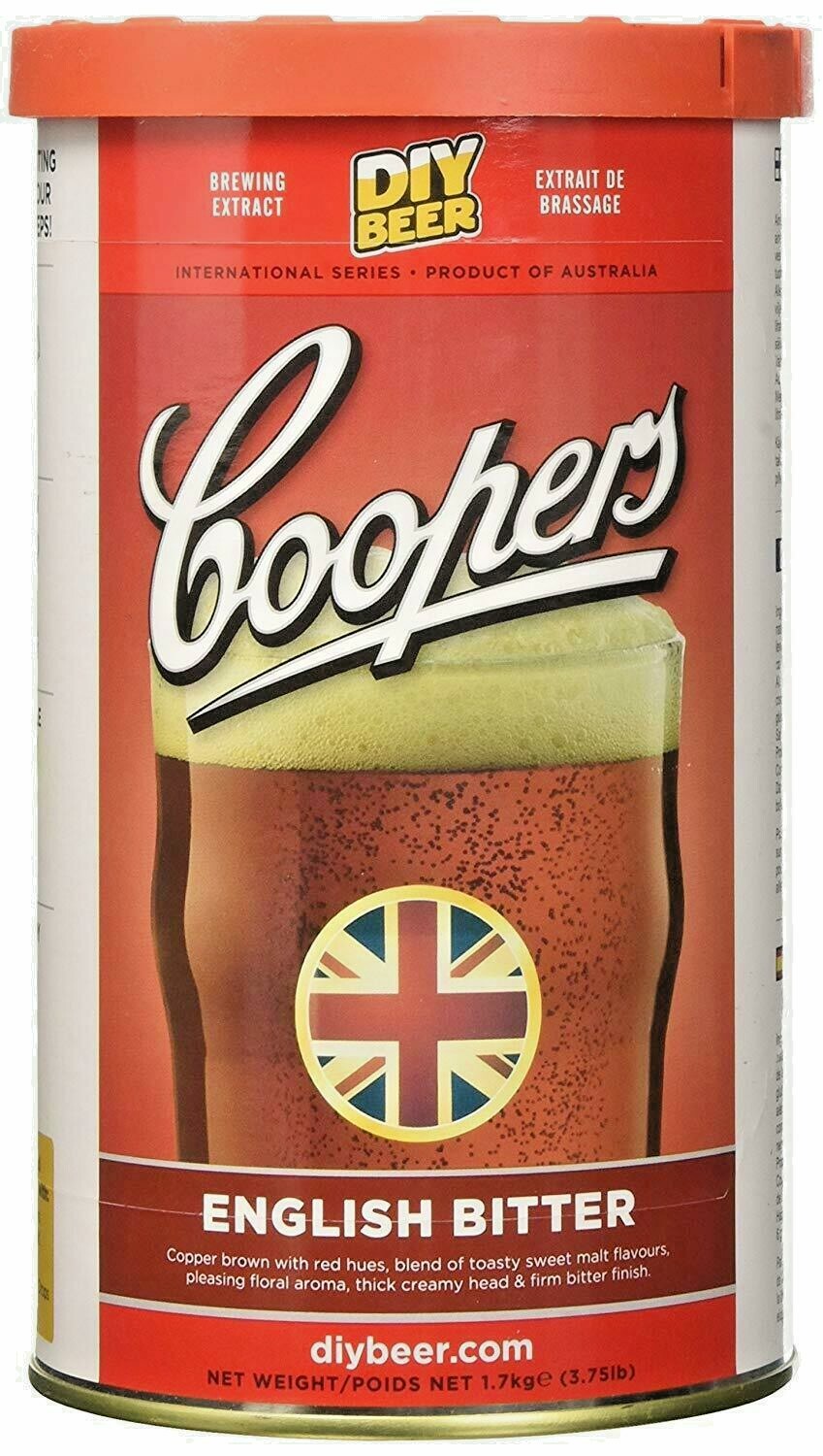 Coopers English BITER Beer Making Kits - 40 pints English Bitter UK